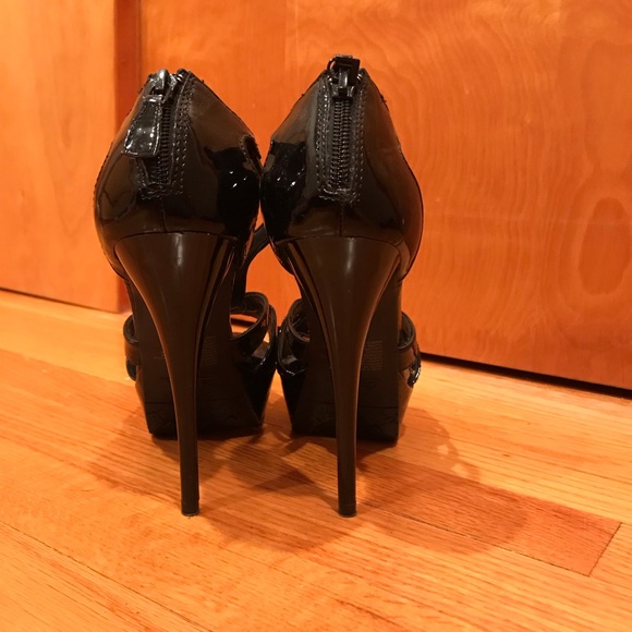 Candie’s stiletto black patent heels, never worn. - Picture 4 of 4